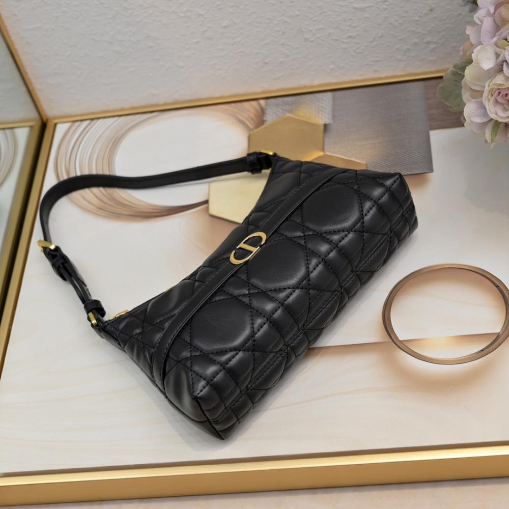 Caro Monogram Canvas Shoulder Bag