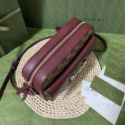 Luxury Refined Red Top Handle Bag