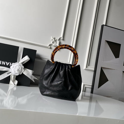 Leather Bucket Bag