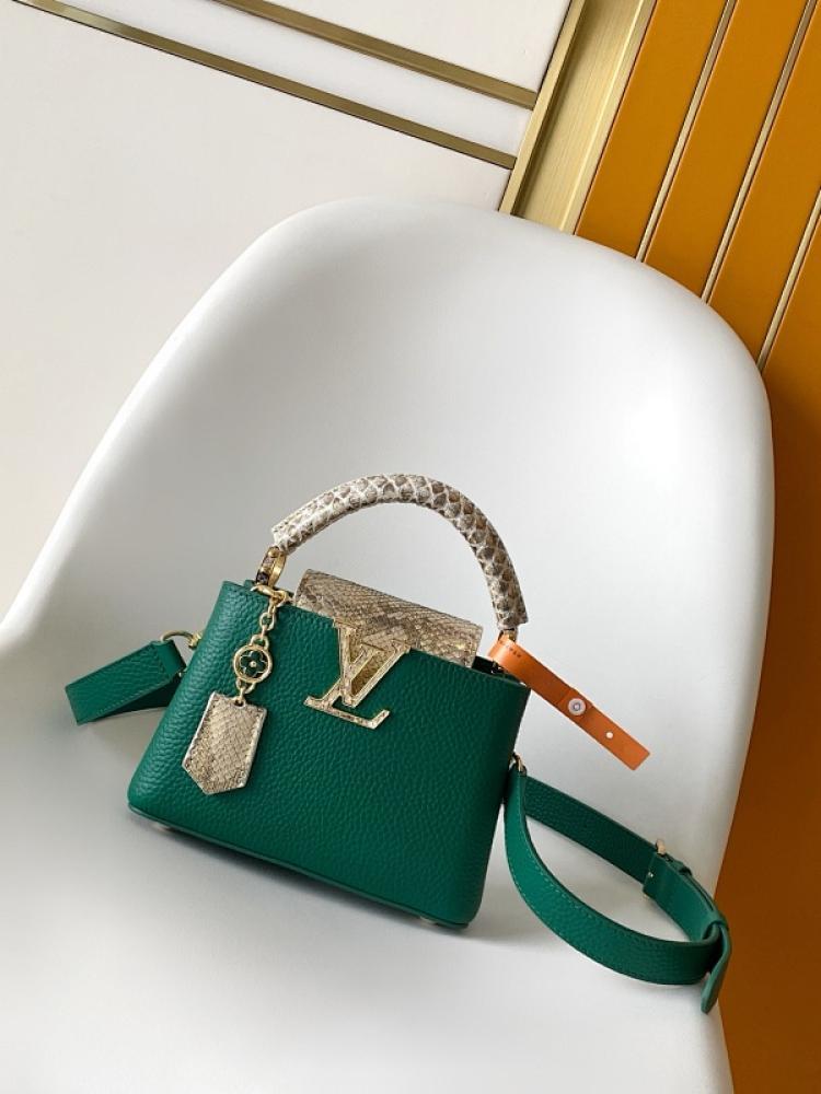 Calfskin Top Handle Bag