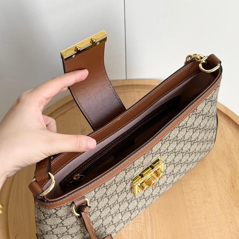 Padlock Gold Shoulder Bag