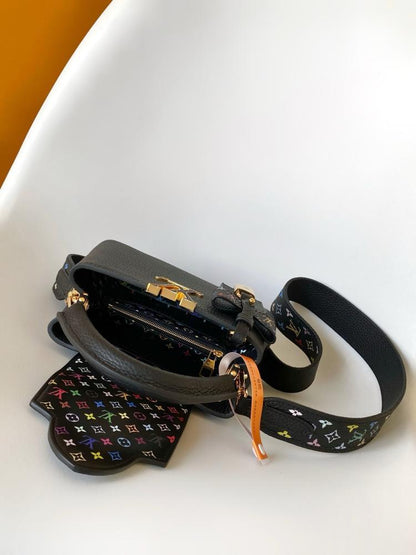 Leather Top Handle Bag