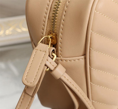 Alma Gold Leather Bag