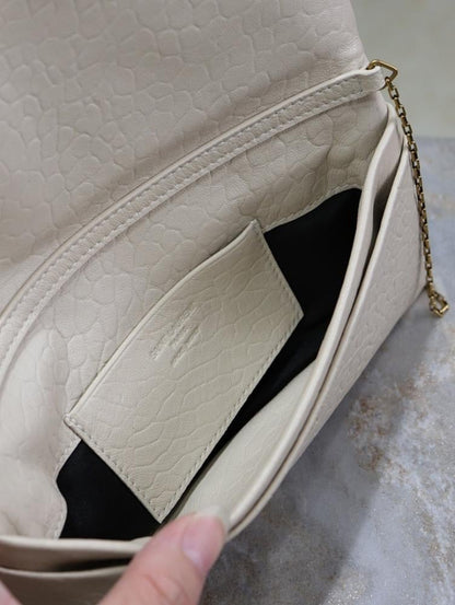 Italian-Inspired Elegant Lambskin Shoulder Bag