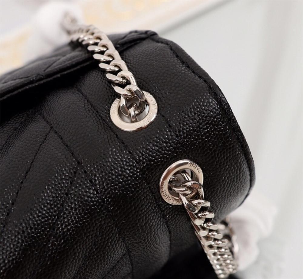 Stylish Refined Leather Top Handle Bag