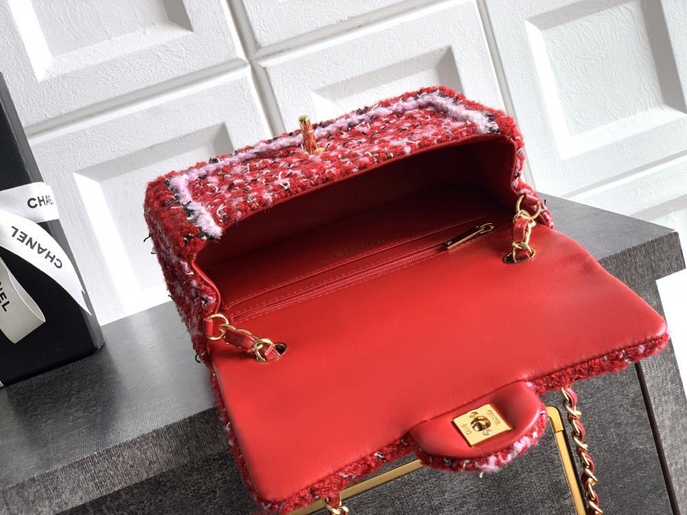 Woven Top Handle Bag