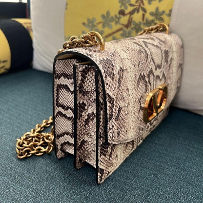 VLogo Signature Calfskin Shoulder Bag