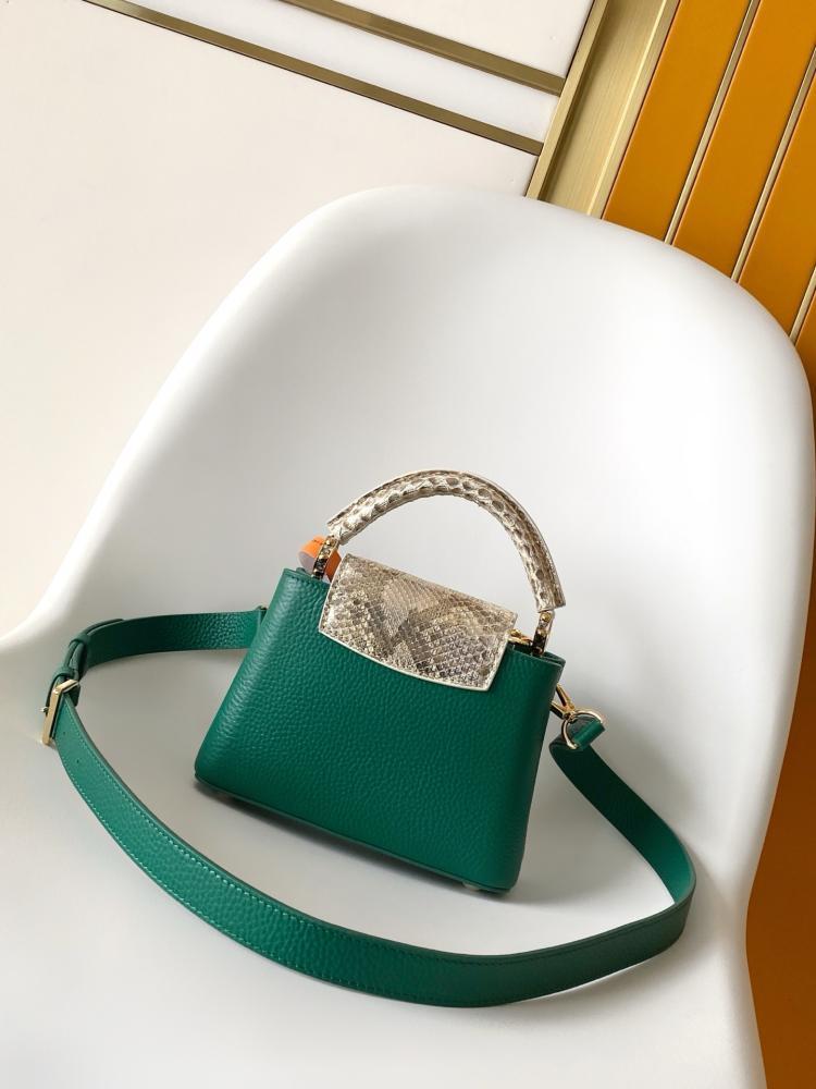 Calfskin Top Handle Bag