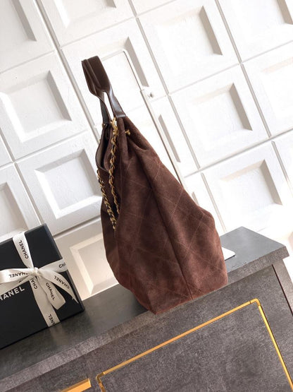 Suede Hobo Bag