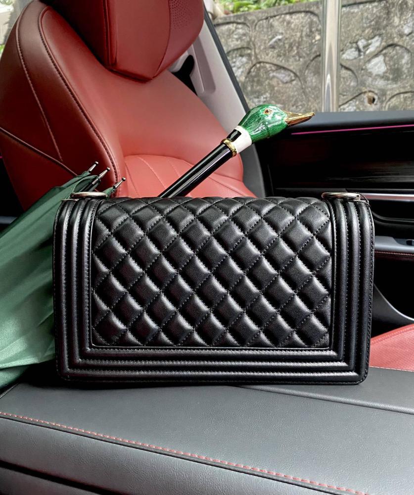 Classic Leather Top Handle Bag