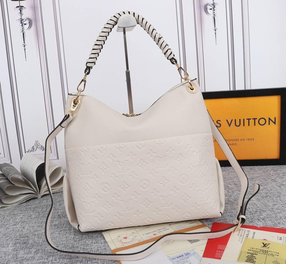 Modern Italian-Inspired Woven Leather Top Handle Bag