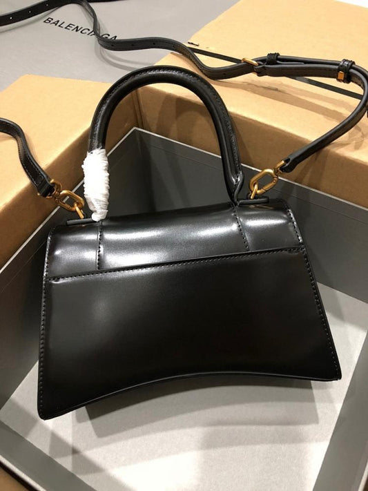 Modern Elegant Leather Top Handle Bag
