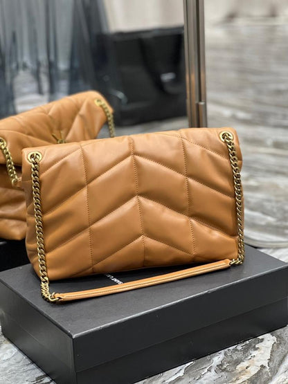 Modern Quilted Lambskin Top Handle Bag