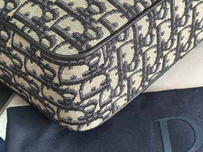 Stylish Premium Black Printed Calfskin Crossbody Bag