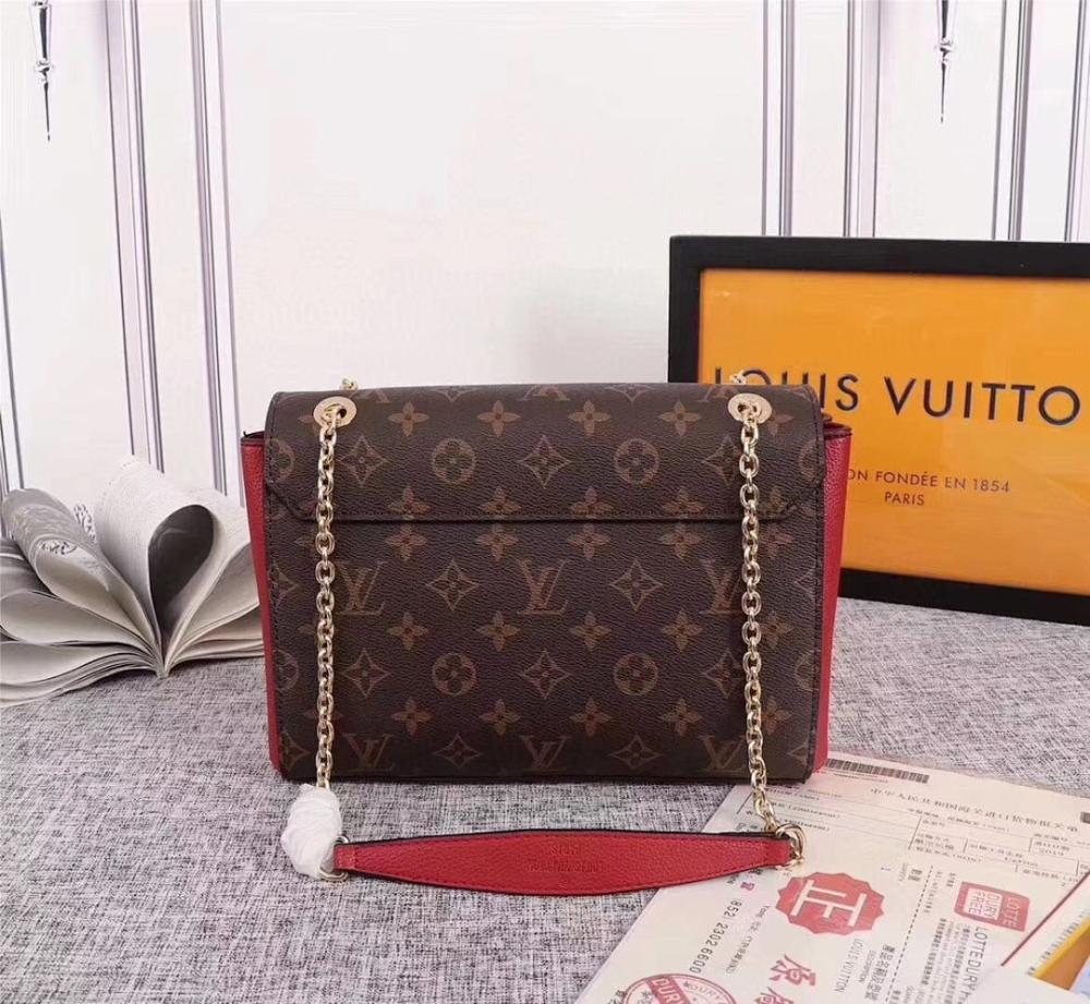 Luxury Refined Monogram Calfskin Shoulder Bag