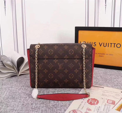 Luxury Refined Monogram Calfskin Shoulder Bag