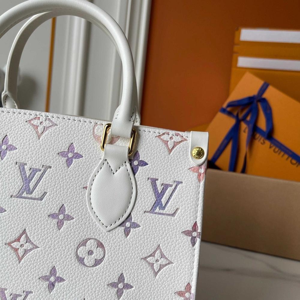 OnTheGo Monogram Leather Shoulder Bag