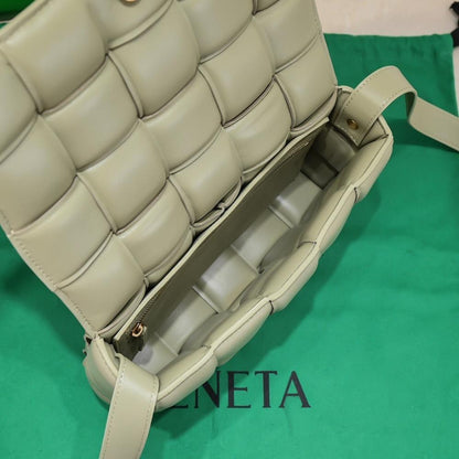 Modern Elegant Gold Lambskin Shoulder Bag