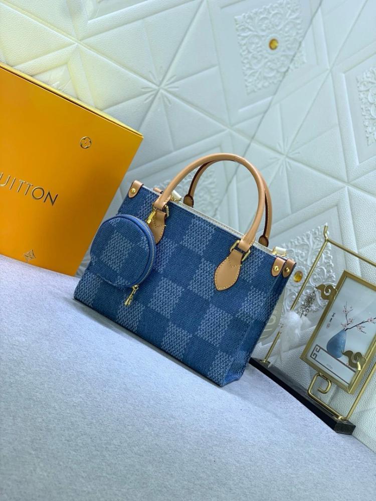 Elegant Refined Denim Crossbody Bag