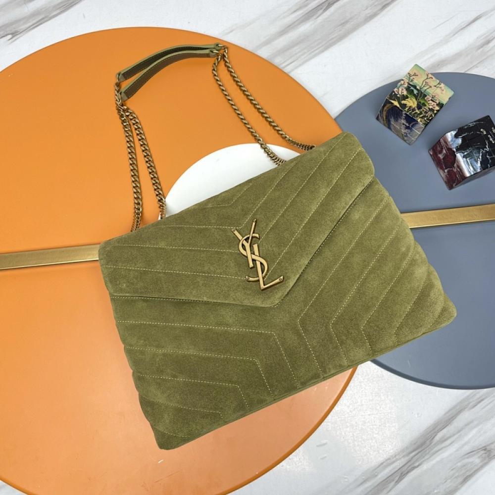 Gold Top Handle Bag