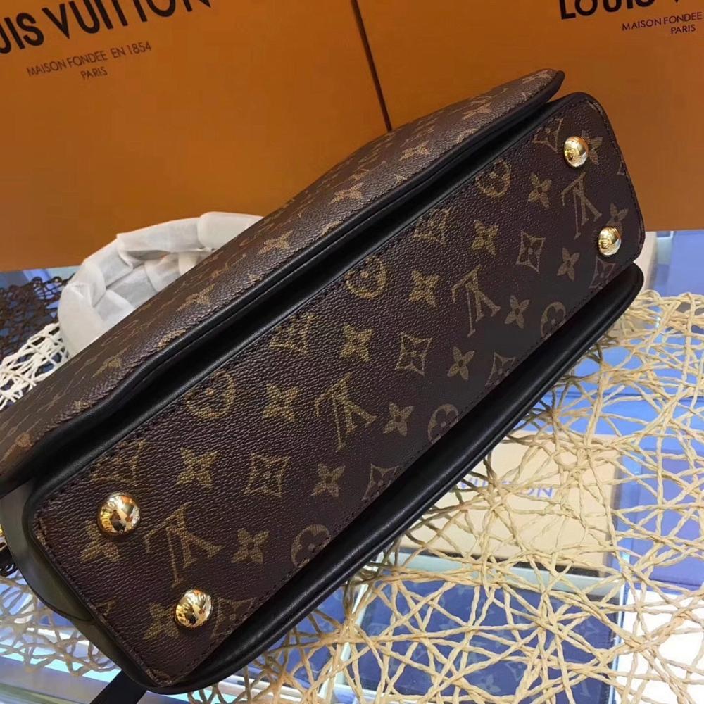 Stylish Premium Monogram Calfskin Top Handle Bag