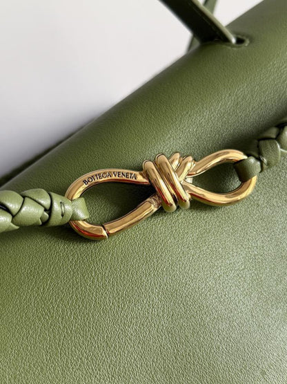 Leather Top Handle Bag