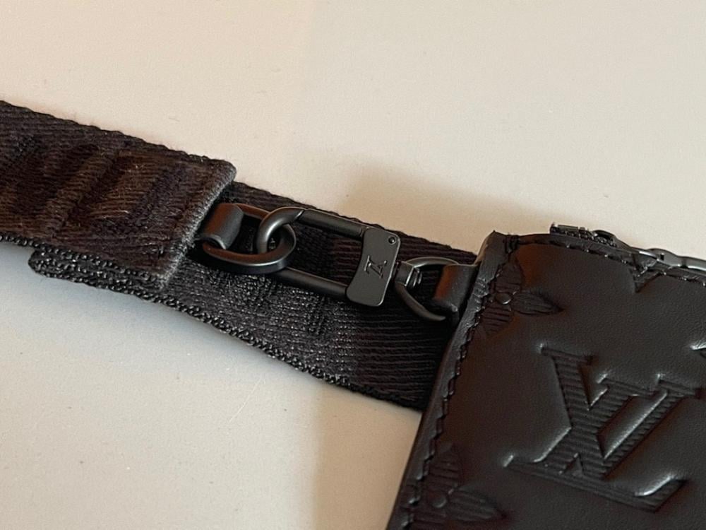 Stylish Refined Monogram Leather Shoulder Bag