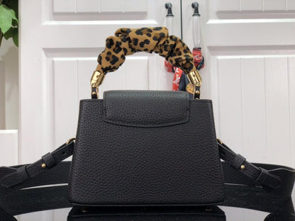 Gold Top Handle Bag