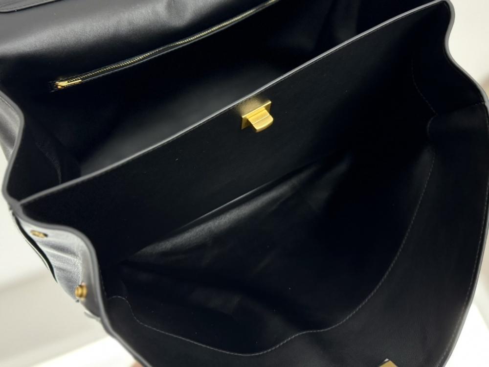 Luxury Leather Top Handle Bag