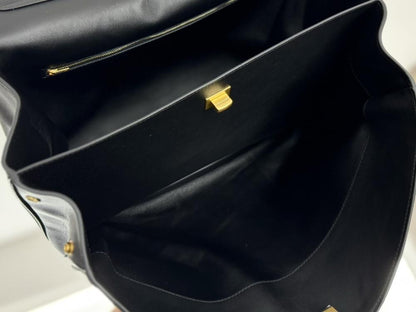 Luxury Leather Top Handle Bag