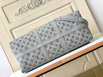 Classic Modern Grey Calfskin Bag