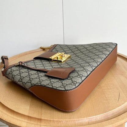Padlock Gold Shoulder Bag