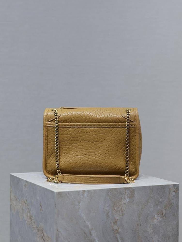 Luxury Gold Leather Shoulder Bag – Special Edition