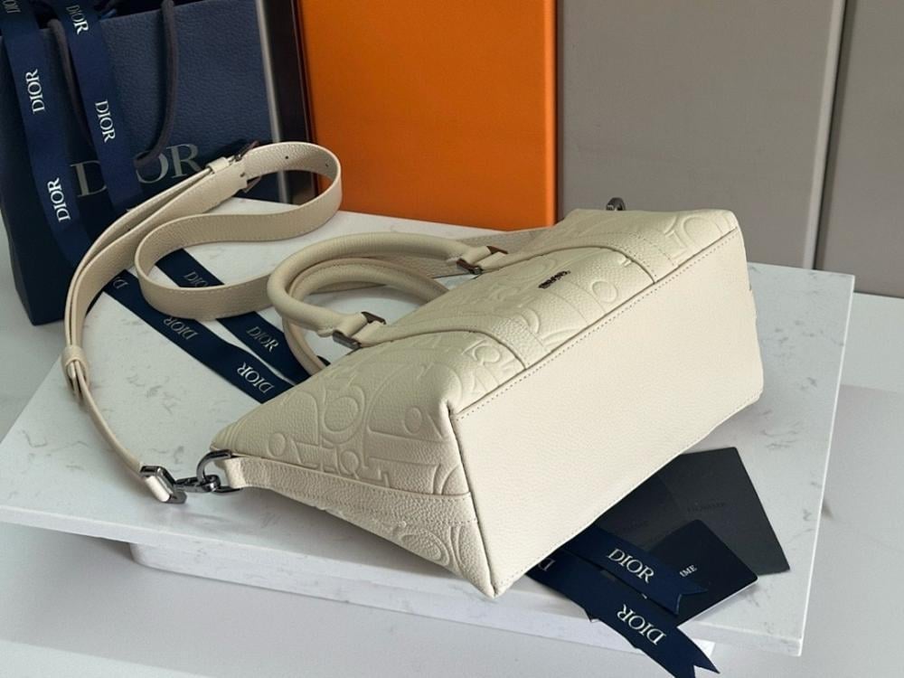 Modern Black Printed Calfskin Shoulder Bag