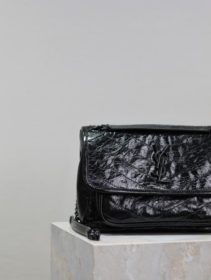 Leather Top Handle Bag