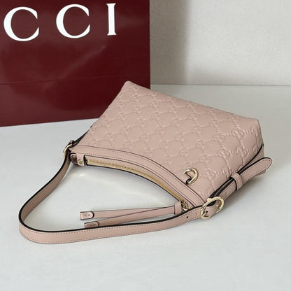 Leather Top Handle Bag