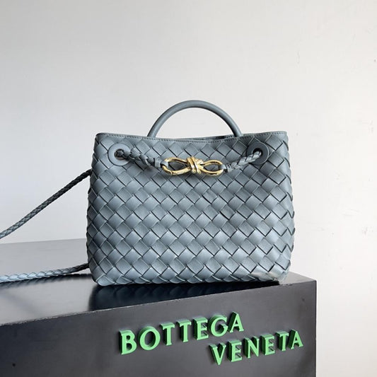 Refined Leather Top Handle Bag