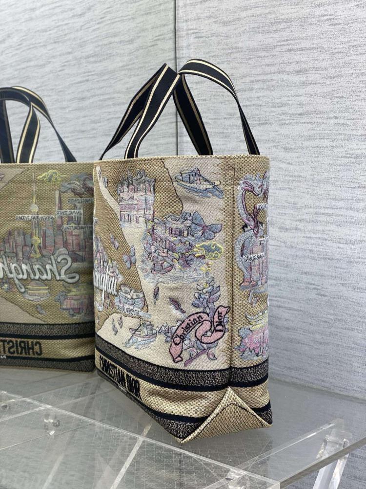 Embroidered Top Handle Bag