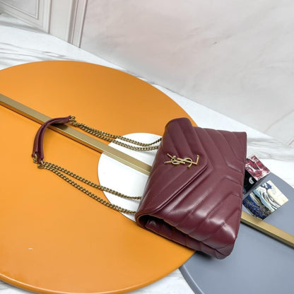 Luxury Leather Top Handle Bag