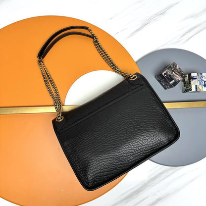 Leather Top Handle Bag