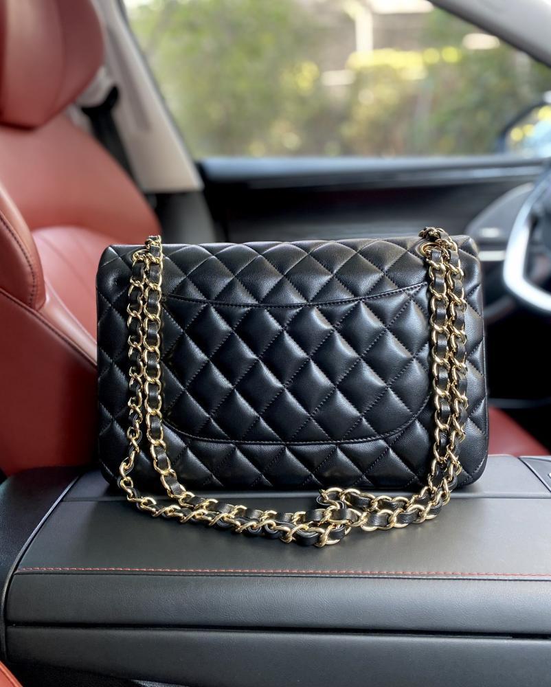 Lambskin Top Handle Bag