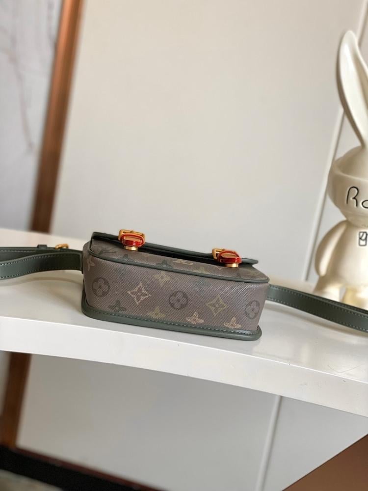 Luxury Elegant Monogram Leather Shoulder Bag