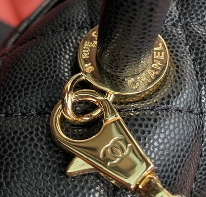 Classic Leather Top Handle Bag