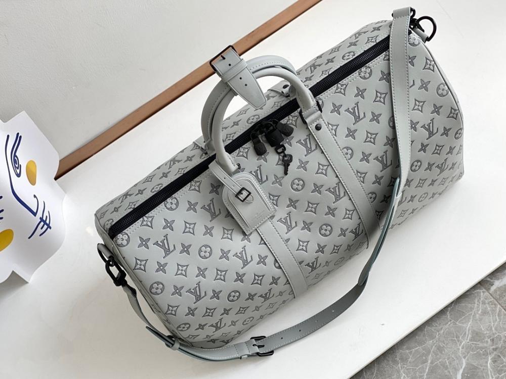 Classic Modern Grey Calfskin Bag