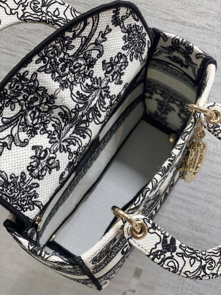 Embroidered Top Handle Bag