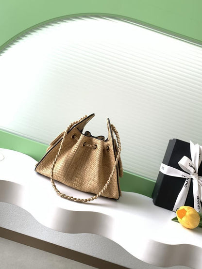 Leather Bucket Bag