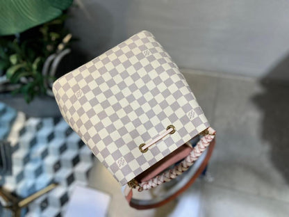 Modern Luxury Woven Leather Bucket Bag