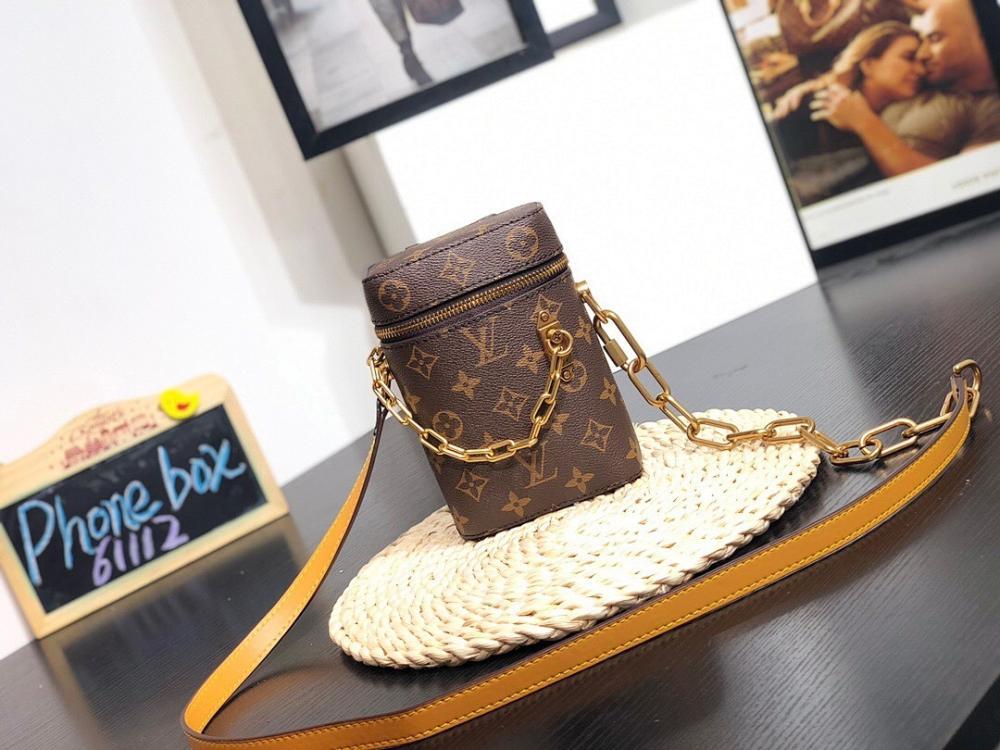 Modern Italian-Inspired Monogram Calfskin Bag