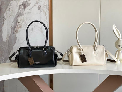 Speedy Leather Crossbody Bag