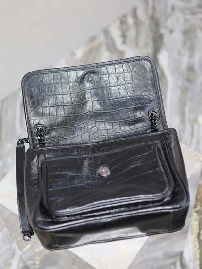 Classic Leather Top Handle Bag